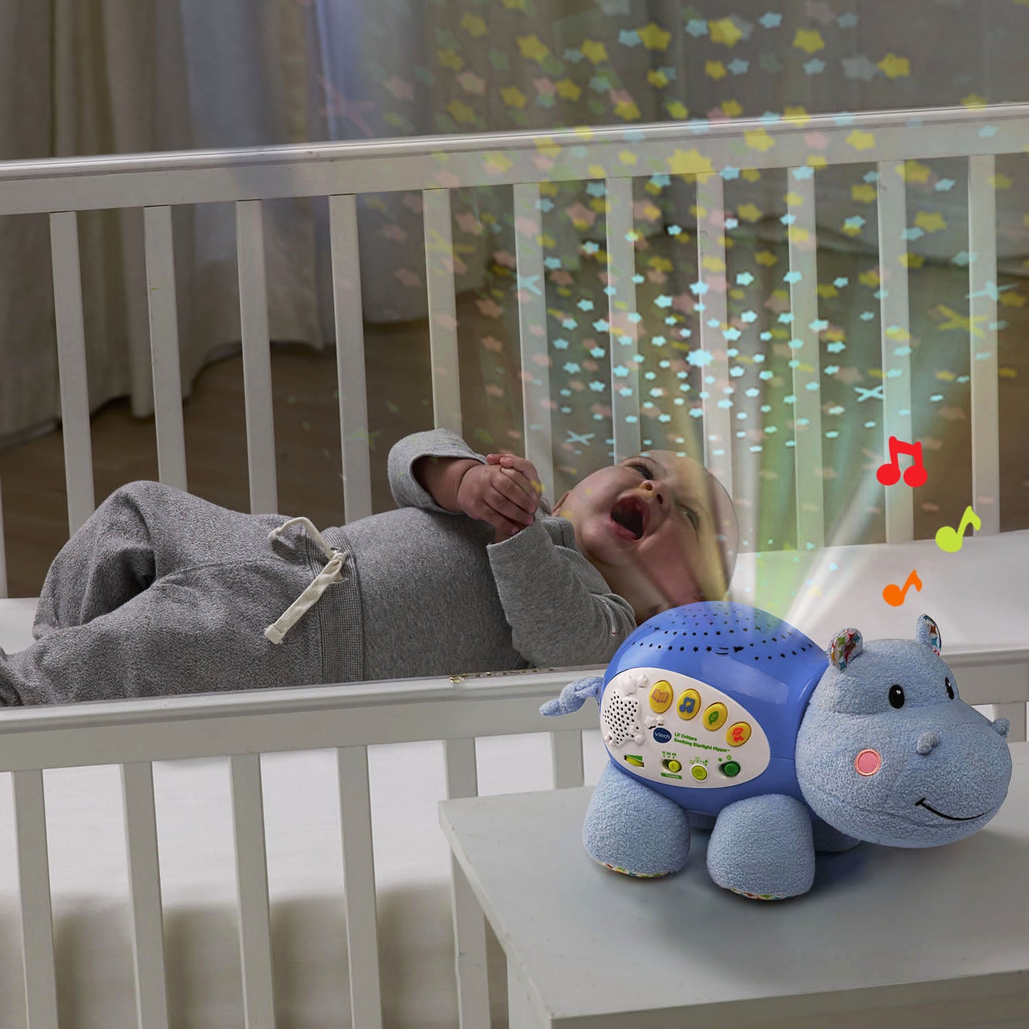Soothing Starlight Hippo Toy